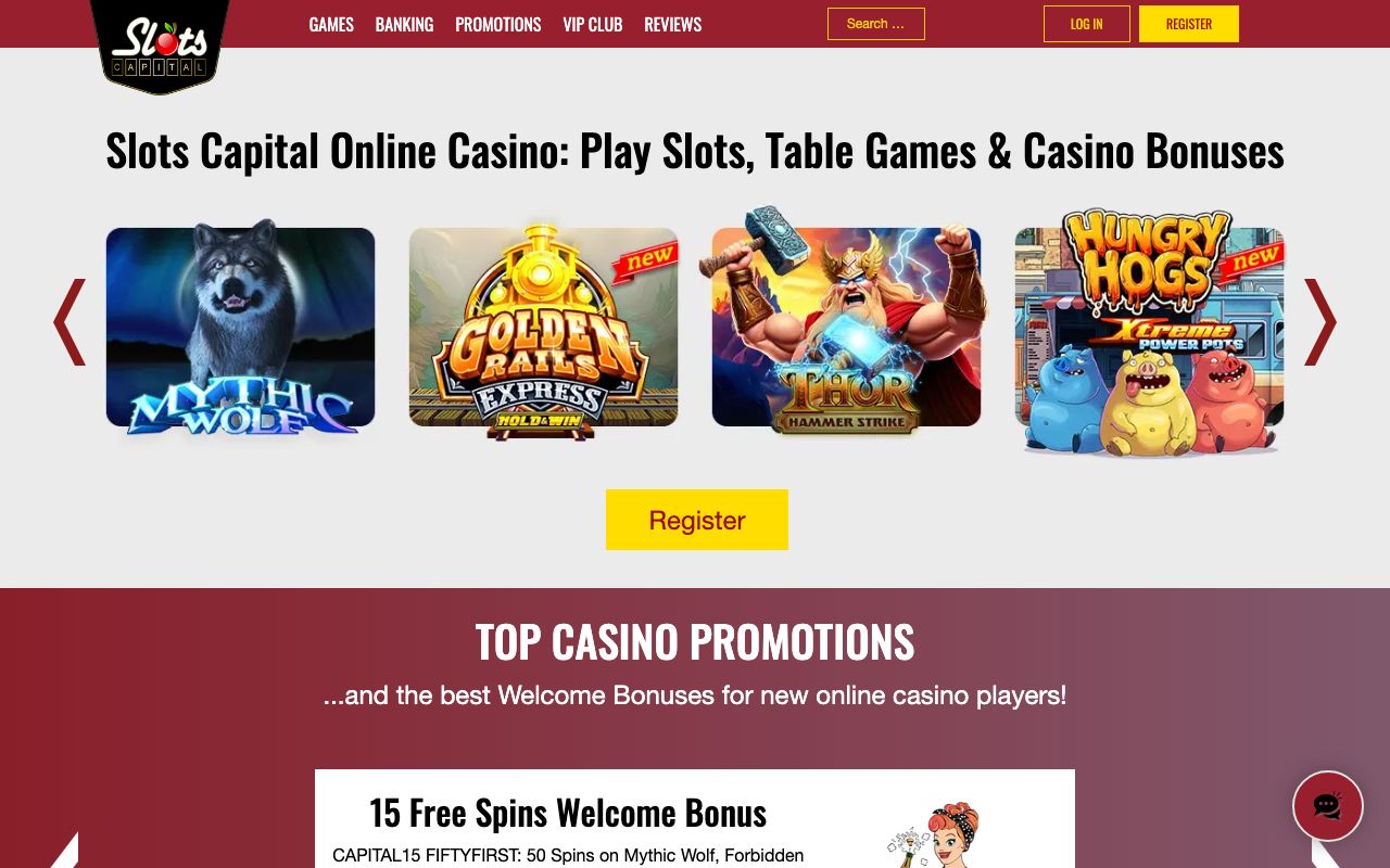 Spartan Slots homepage screenshot